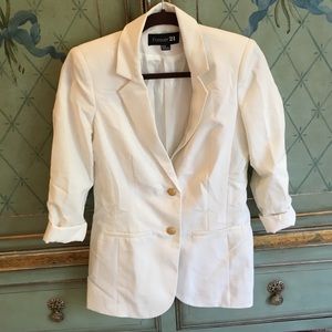 White blazer